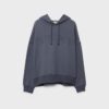 Studded Embroidered Hooded Sweatshirt