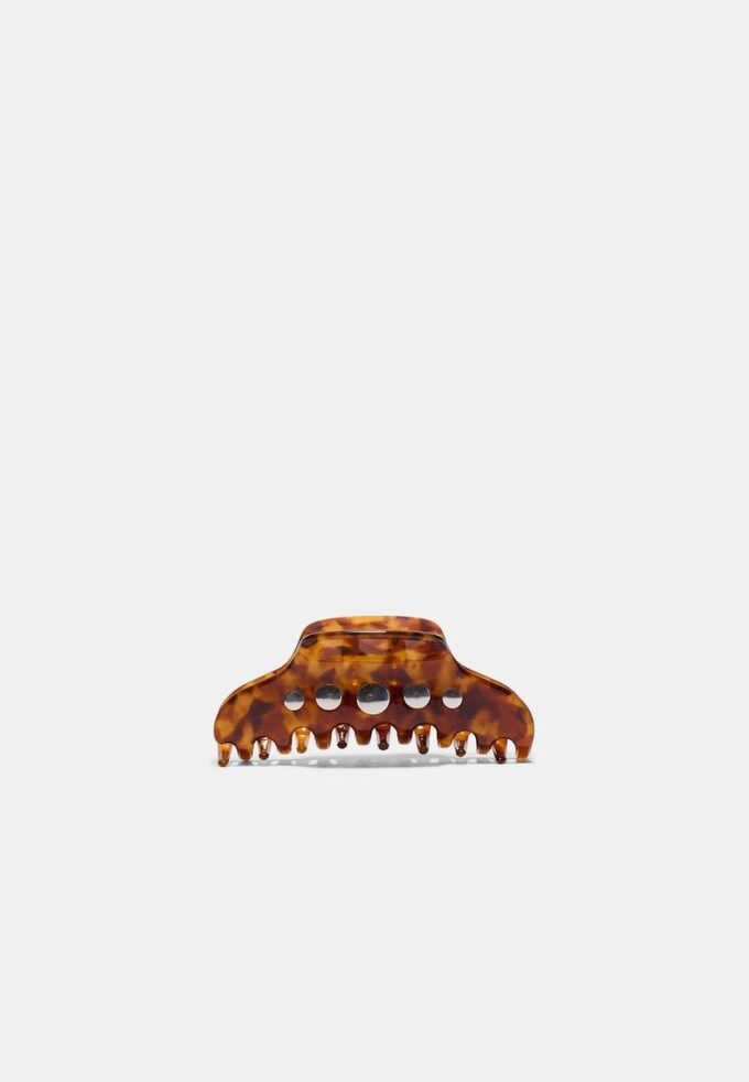 Studded Fur Clip