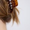 Studded Fur Clip