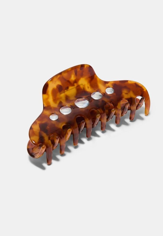 Studded Fur Clip