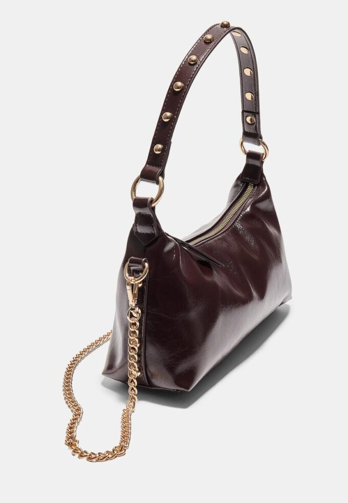 Studded Half-Moon Shoulder Bag Studded Half-Moon Shoulder Bag
