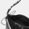 Studded Half-Moon Shoulder Bag