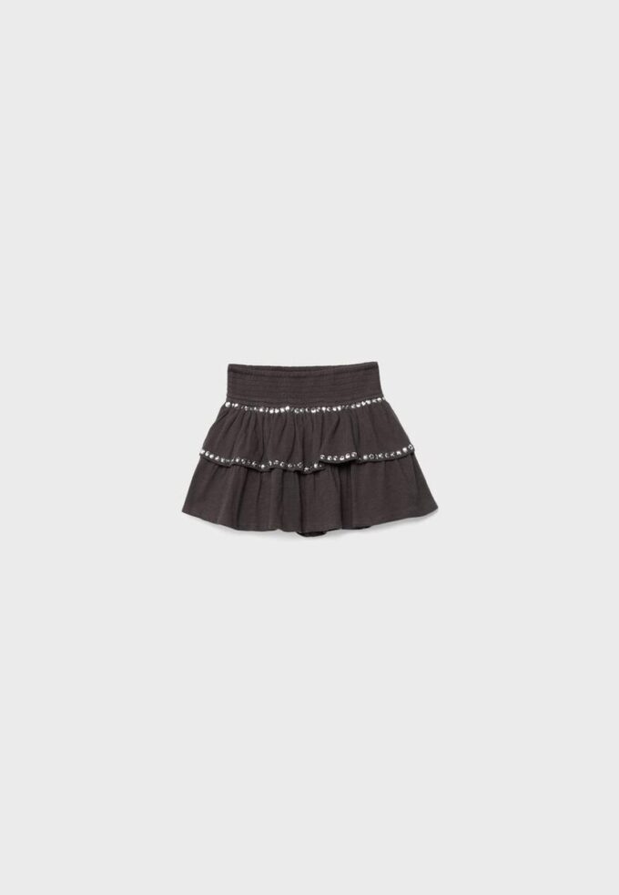 Studded Ruffled Mini Skirt Studded Ruffled Mini Skirt