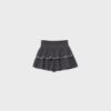 Studded Ruffled Mini Skirt
