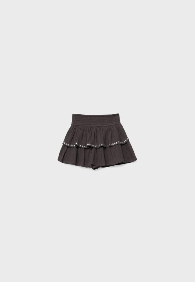 Studded Ruffled Mini Skirt Studded Ruffled Mini Skirt