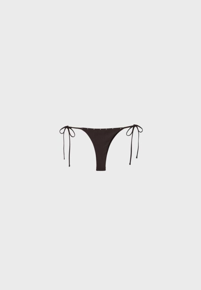 Studded Tie-Side Bikini Bottoms Studded Tie-Side Bikini Bottoms