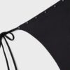 Studded Tie-Side Bikini Bottoms