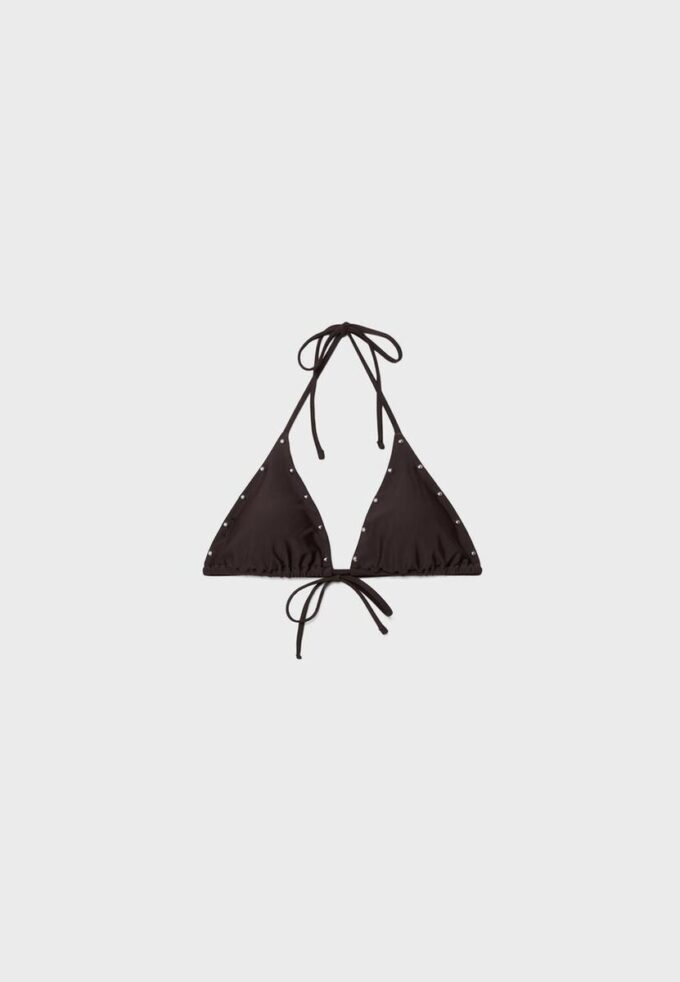 Studded Triangle Bikini Top Studded Triangle Bikini Top