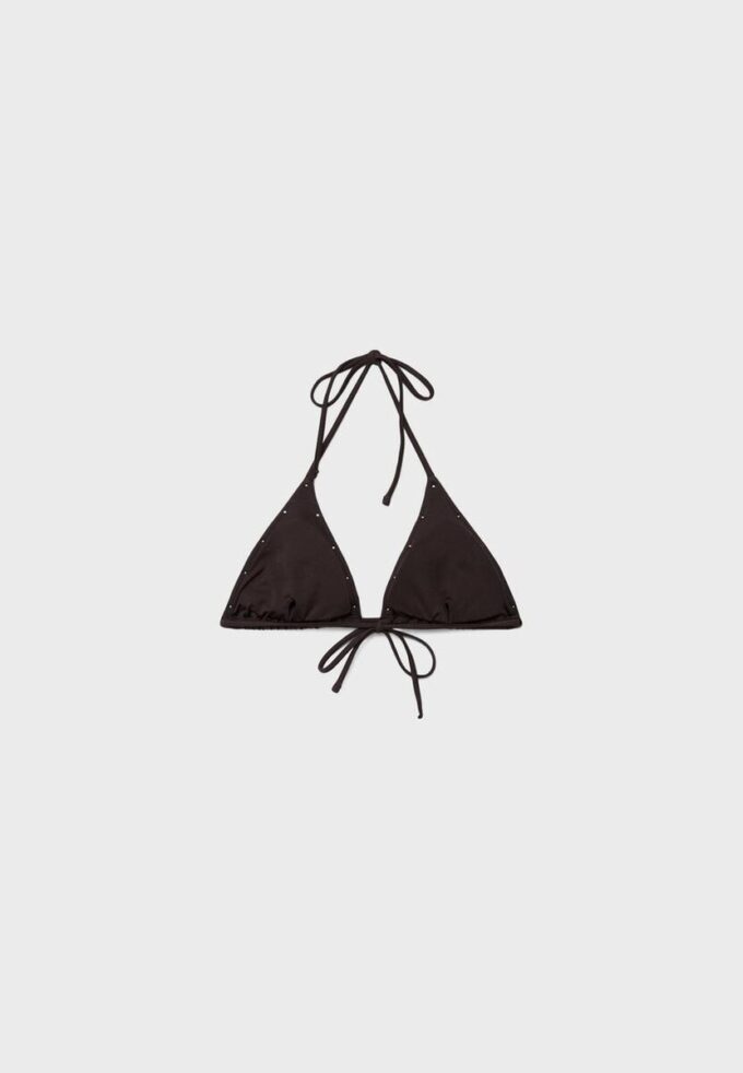 Studded Triangle Bikini Top Studded Triangle Bikini Top