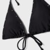 Studded Triangle Bikini Top