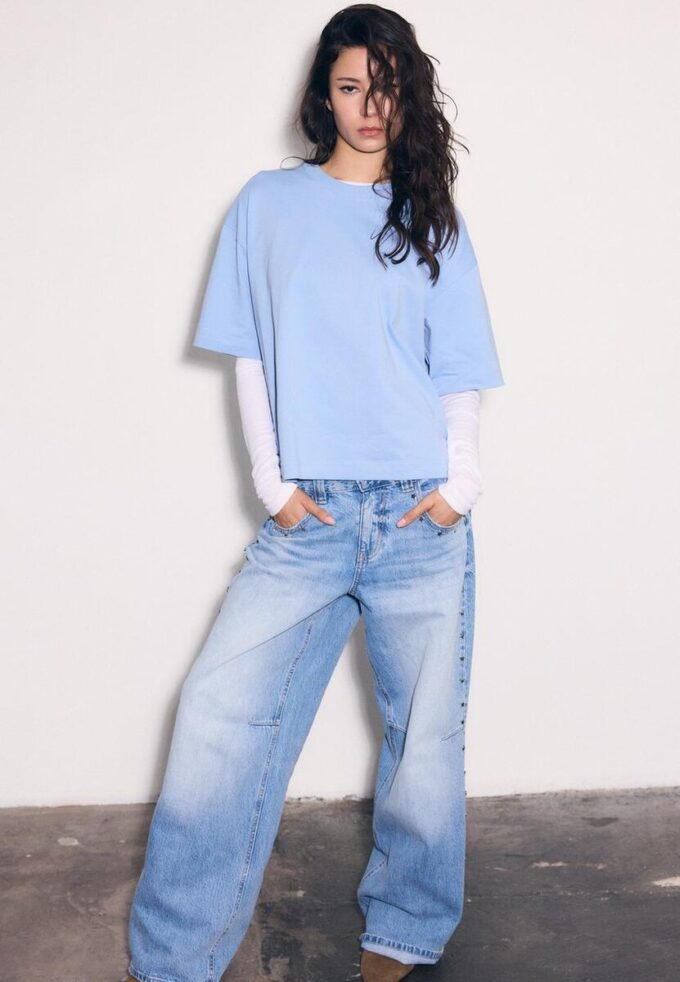 Super Baggy Jeans with Side Stars Super Baggy Jeans with Side Stars