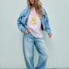 Sweety Short Sleeve Round Neck T-Shirt
