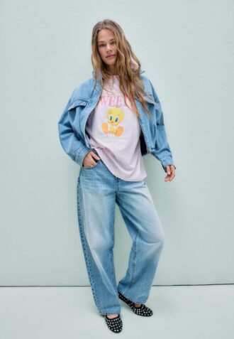 Sweety Short Sleeve Round Neck T-Shirt