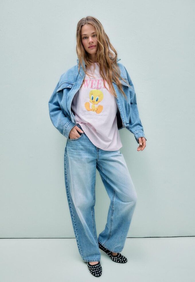 Sweety Short Sleeve Round Neck T-Shirt