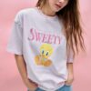 Sweety Short Sleeve Round Neck T-Shirt