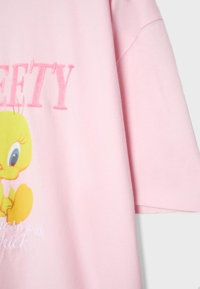 Sweety Short Sleeve Round Neck T-Shirt
