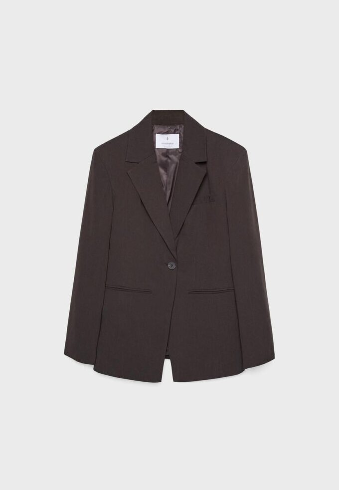 Tailored Buttoned Blazer Tailored Buttoned Blazer
