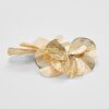 Textured Flower Fan Earrings