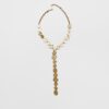 Textured Lariat Necklace