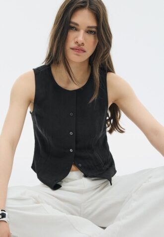 Textured Top with Buttons