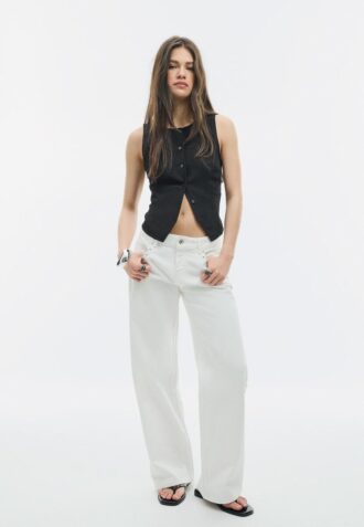 Textured Top with Buttons