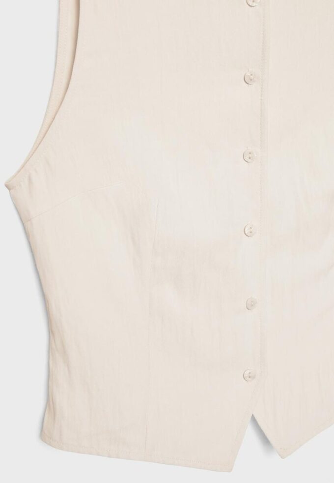 Textured Top with Buttons Textured Top with Buttons