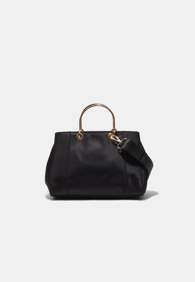 Tote Bag with Metallic Handle Tote Bag with Metallic Handle