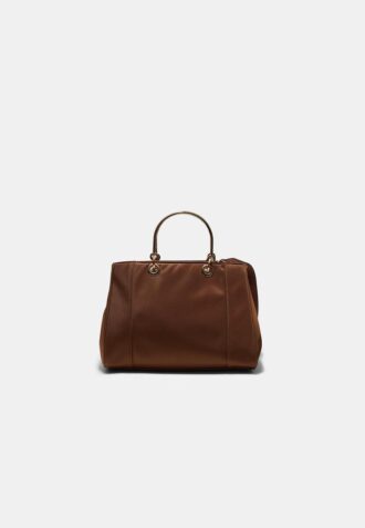 Tote Bag with Metallic Handle