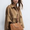 Tote Bag with Metallic Handle Tote Bag with Metallic Handle