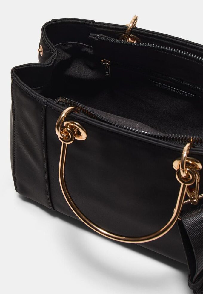 Tote Bag with Metallic Handle Tote Bag with Metallic Handle