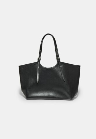 Tote Bag with Mini Buckle Detail