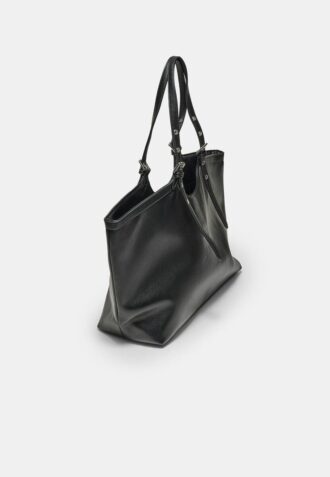 Tote Bag with Mini Buckle Detail