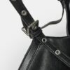 Tote Bag with Mini Buckle Detail