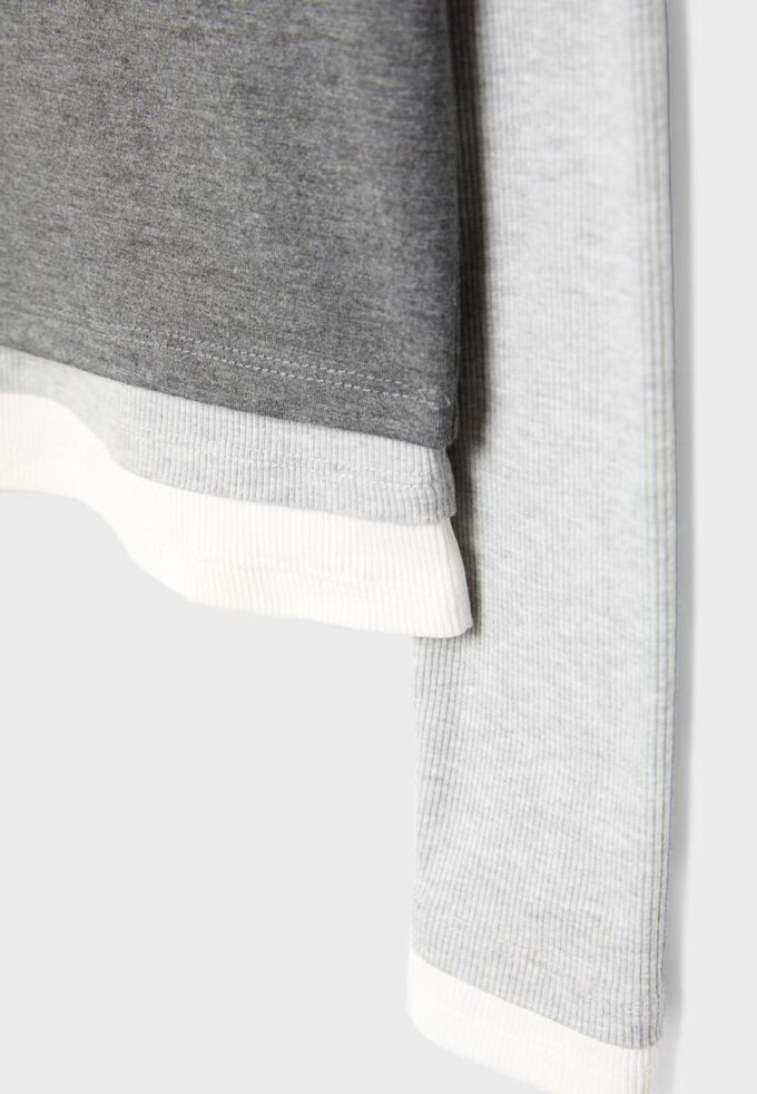 Triple Garment Long Sleeve T-Shirt Triple Garment Long Sleeve T-Shirt