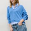 Two-Fabric Knit Jumper