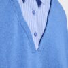 Two-Fabric Knit Jumper