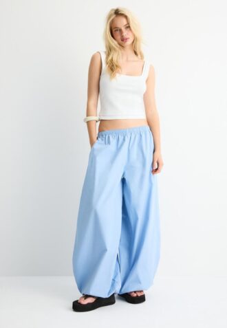 Two-Piece Effect Square Neckline Top