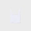 Two-Piece Effect Square Neckline Top