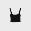 Two-Piece Effect Square Neckline Top