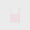 Two-Piece Effect Square Neckline Top