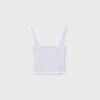 Two-Piece Effect Square Neckline Top