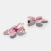 Two-Tone Flower Earrings