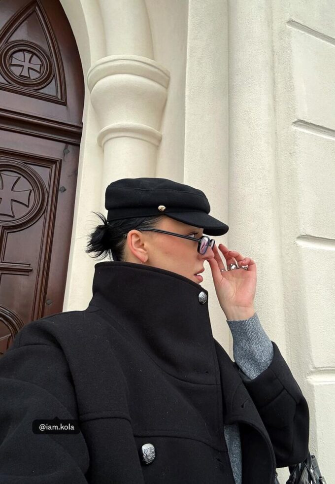 Two-Tone Sailor Cap