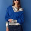 V-Neck Batwing Sleeve Jumper