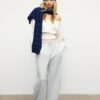 V-Neck Batwing Sleeve Jumper