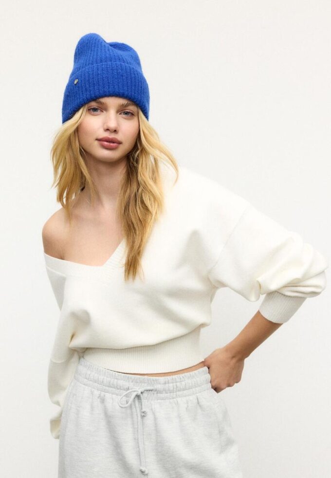 V-Neck Batwing Sleeve Jumper