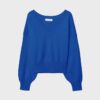 V-Neck Batwing Sleeve Jumper