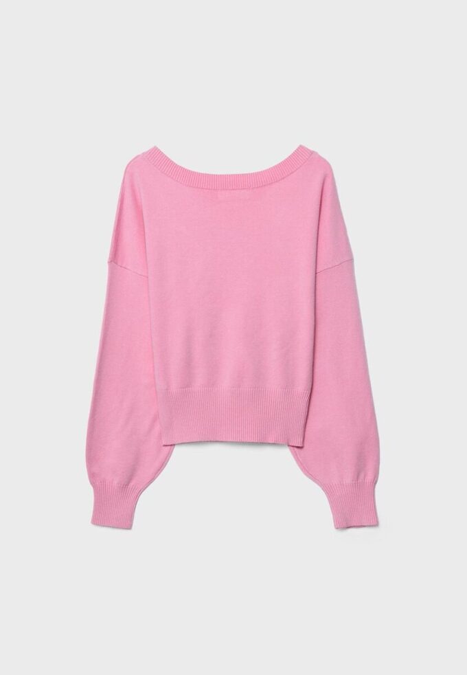 V-Neck Batwing Sleeve Jumper