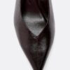 V-Neck Kitten Heel Shoes