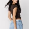V-Neck Lace Short Sleeve T-Shirt V-Neck Lace Short Sleeve T-Shirt